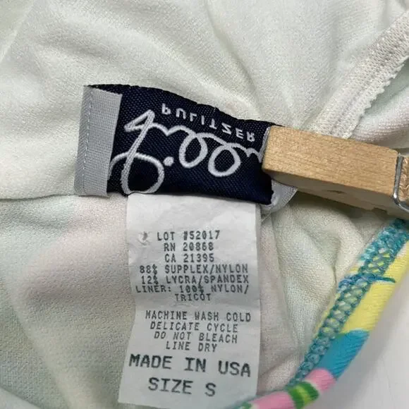 Lily Pulitzer Women's Blue & Pink Print 1 Piece Swimsuit Size Small - Picture 9 of 11